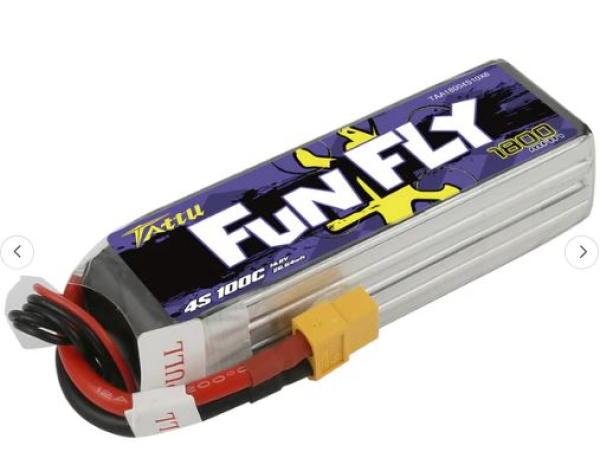 TAA18004S10X6 14,8/1800 Tattu-100C FunFly XT60/XH